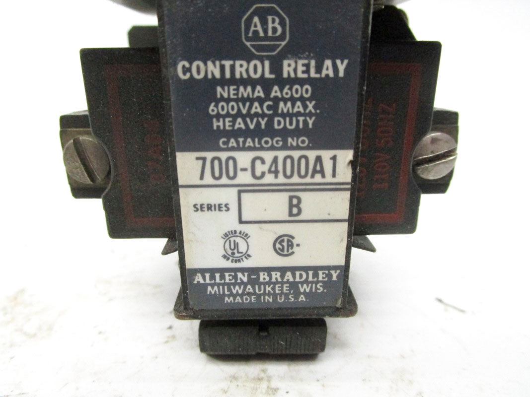 ALLEN BRADLEY 700-C400A1 SER. B 120V UNMP