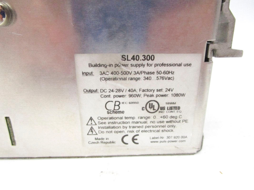 PULS SL40.300 340-576VAC 3A UNMP