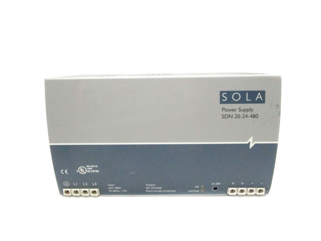 SOLA SDN20-24-480 480V 1.5A UNMP