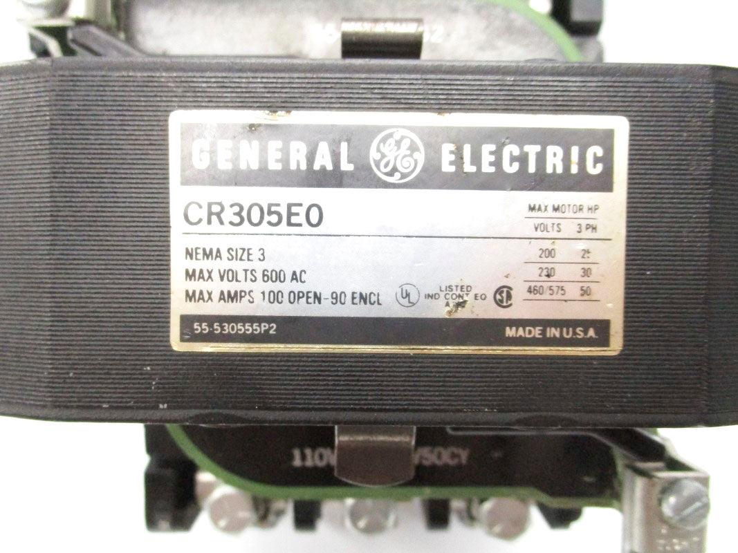 GENERAL ELECTRIC CR305E002 92/110V 100A UNMP