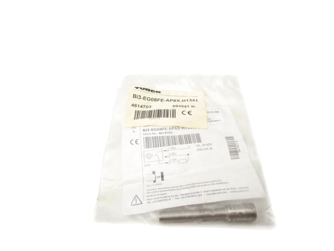 TURCK BI3-EG08FE-AP6X-H1341 4614703 10-30VDC NSMP