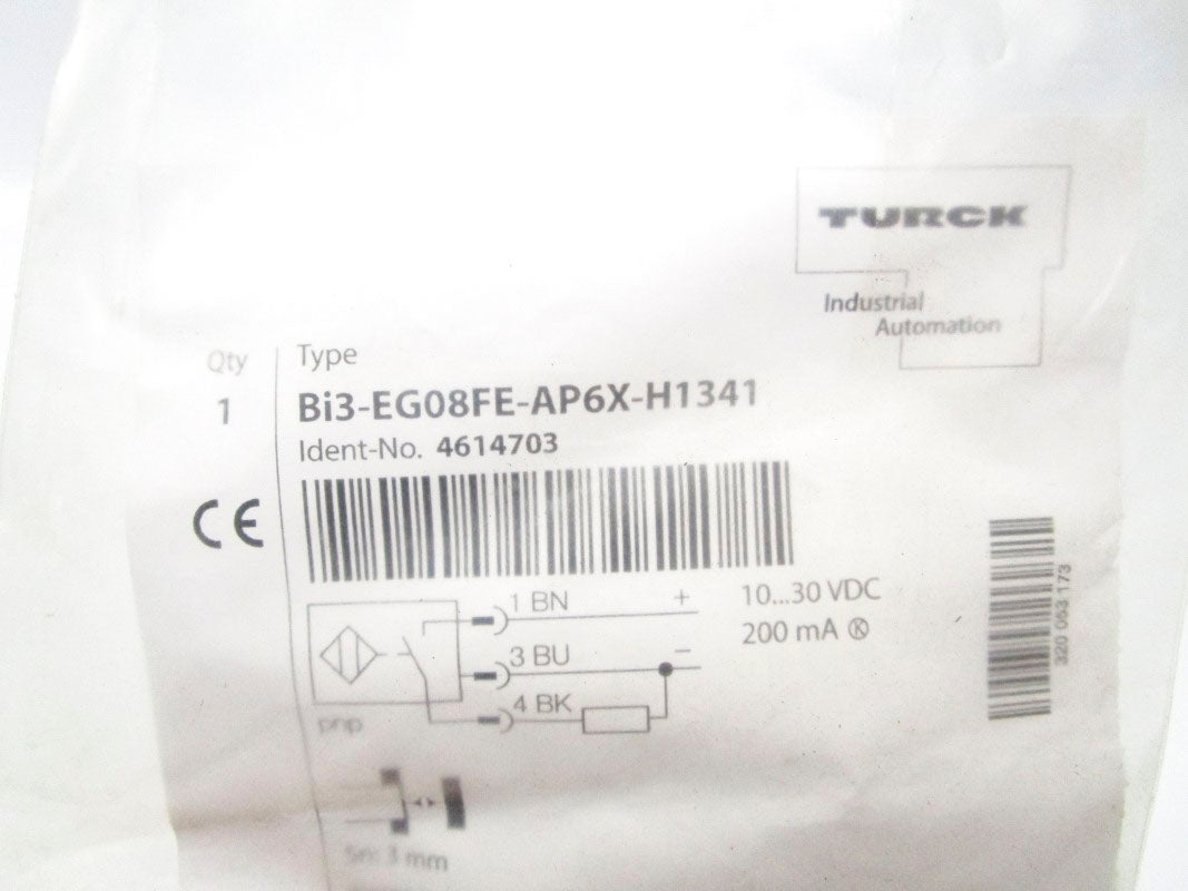 TURCK BI3-EG08FE-AP6X-H1341 4614703 10-30VDC NSMP