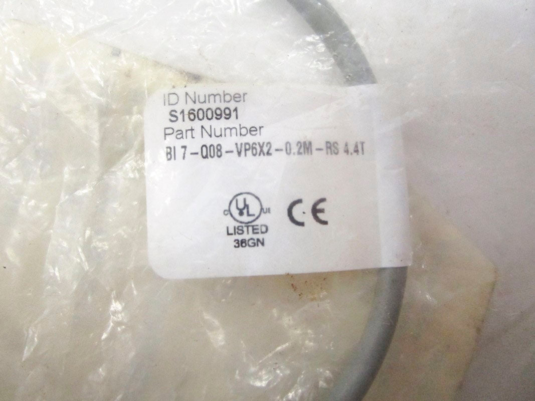 TURCK BI7-Q08-VP6X2-0.2M-RS4.4T S1600991 10-30VDC NSMP