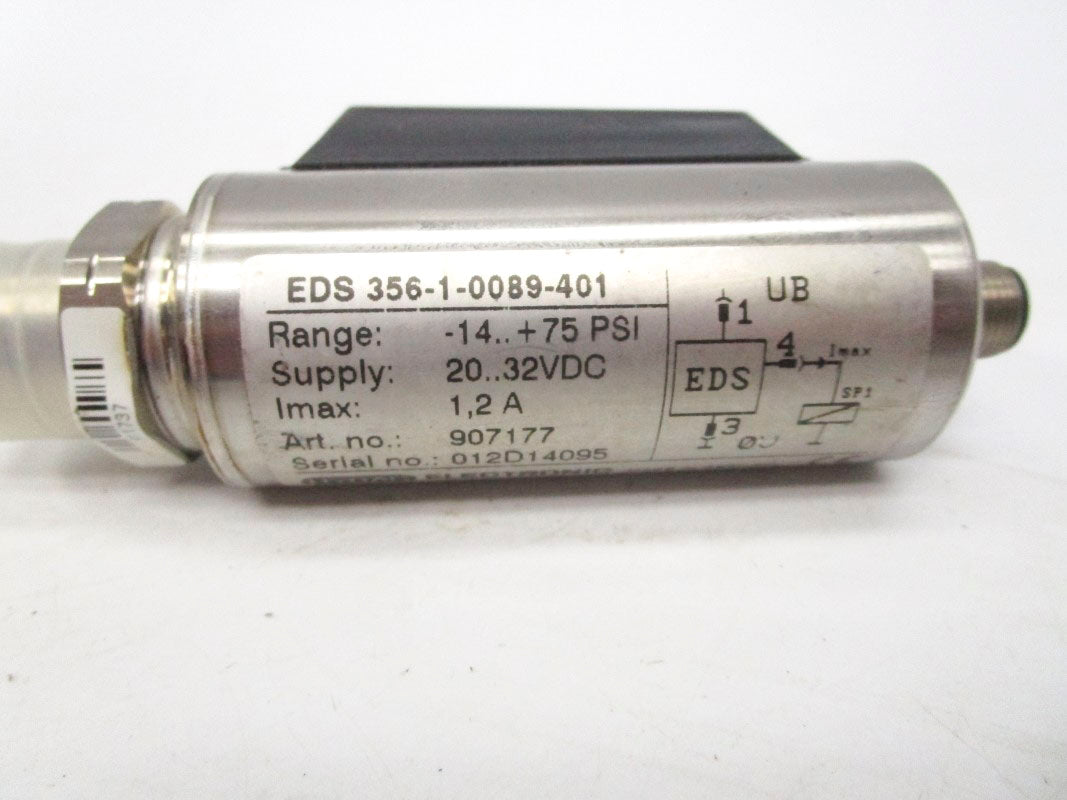 HYDAC ELECTRONIC EDS356-1-0089-401 907177 20-32VDC 1.2A -14-75PSI NSNP
