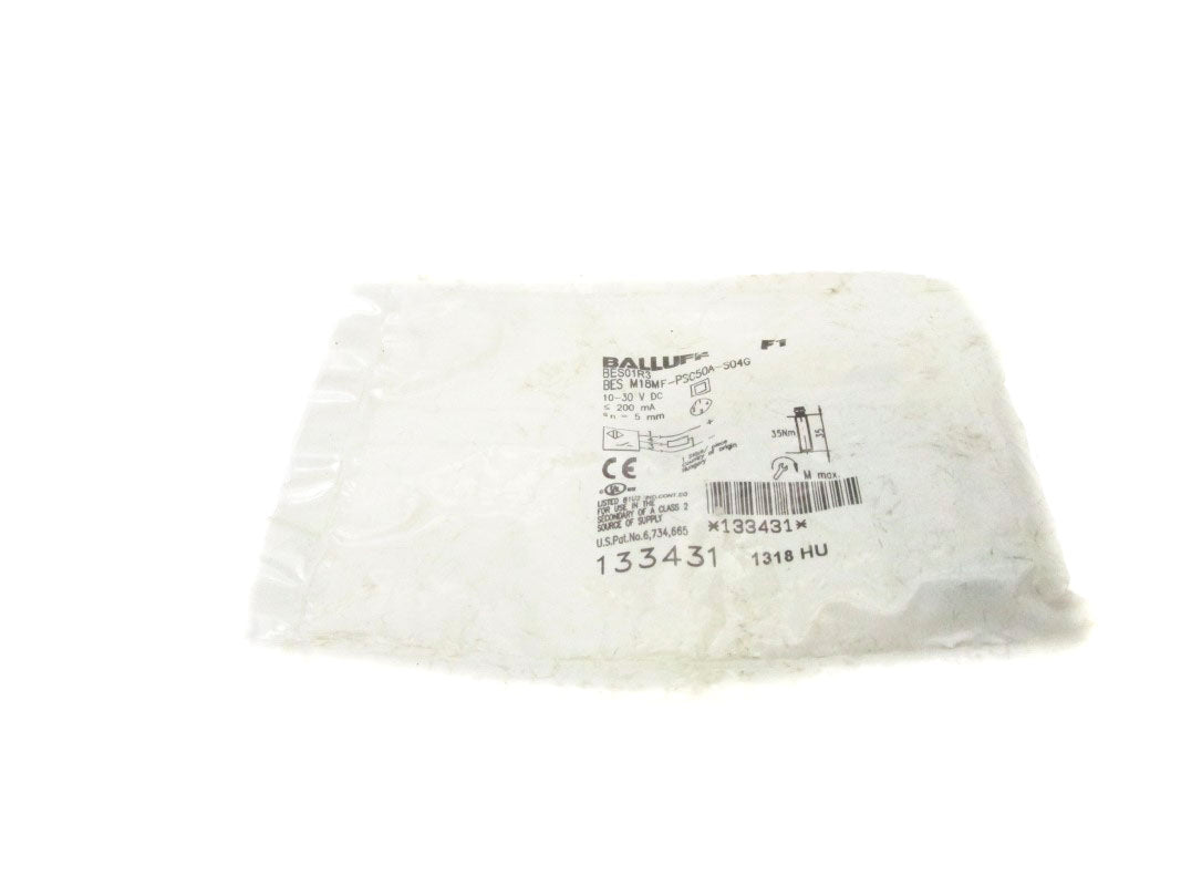 BALLUFF BESM18MF-PSC50A-S04G BES01R3 10-30VDC NSMP