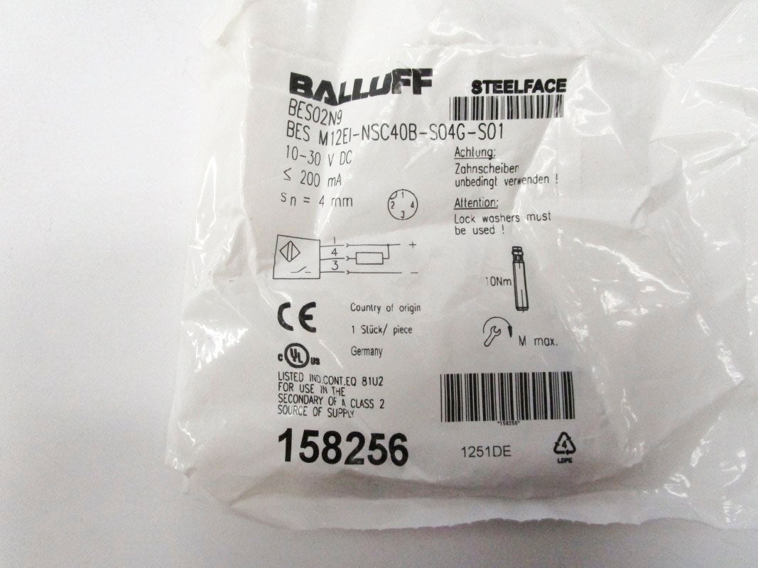 BALLUFF BESM12EI-NSC40B-S04G-S01 BES02N9 10-30VDC NSMP