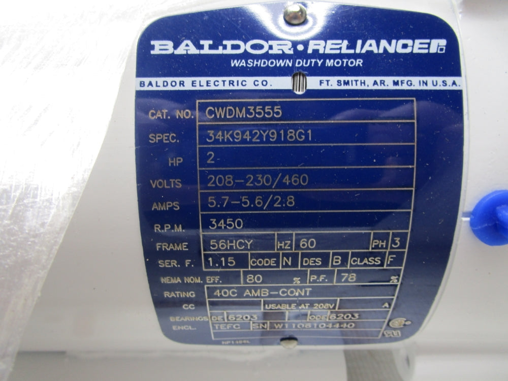 BALDOR CWDM3555 NSMP