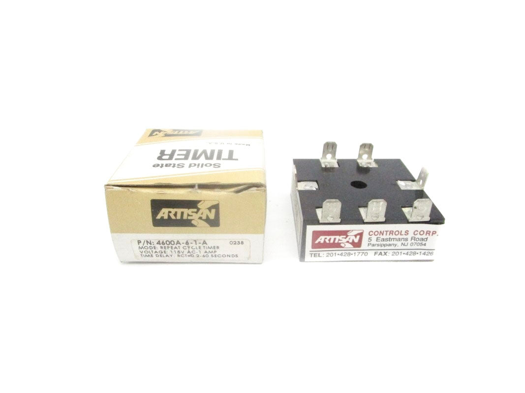 ARTISAN 4600A-6-1-A 115VAC 1A 0.2-60S UNMP