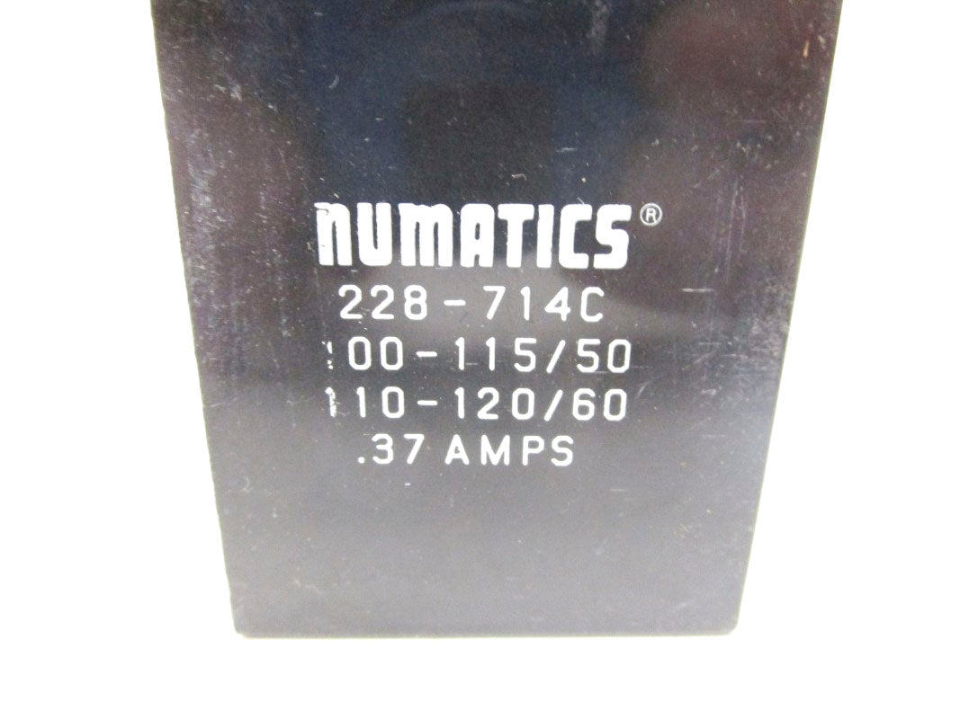 NUMATICS 228-714C 100-115/110-120V .37A UNMP