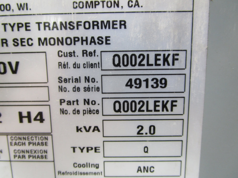THAMMOND Q002LEKF NSMP