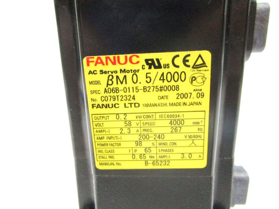 FANUC A06B-0115-B275#0008 58V UNMP