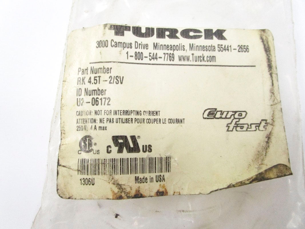 TURCK RK4.5T-2/SV U2-06172 NSMP