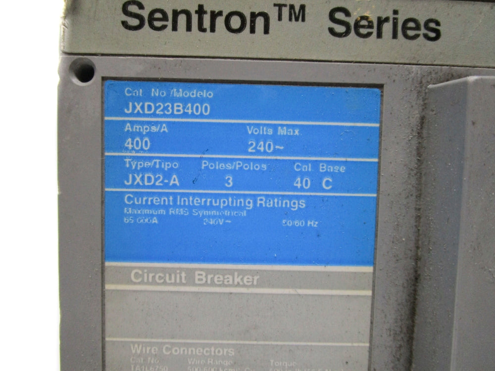 SIEMENS JXD23B400 400A 240V NSNP