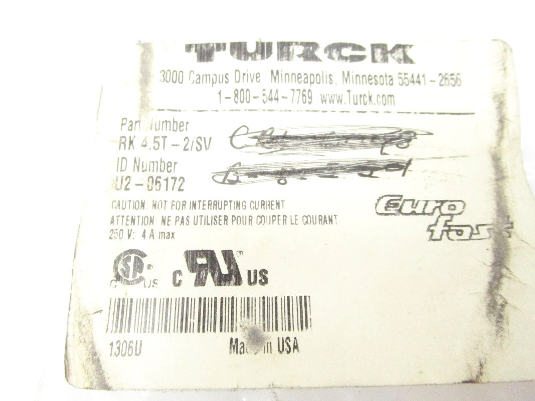 TURCK RK4.5T-2/SV NSMP