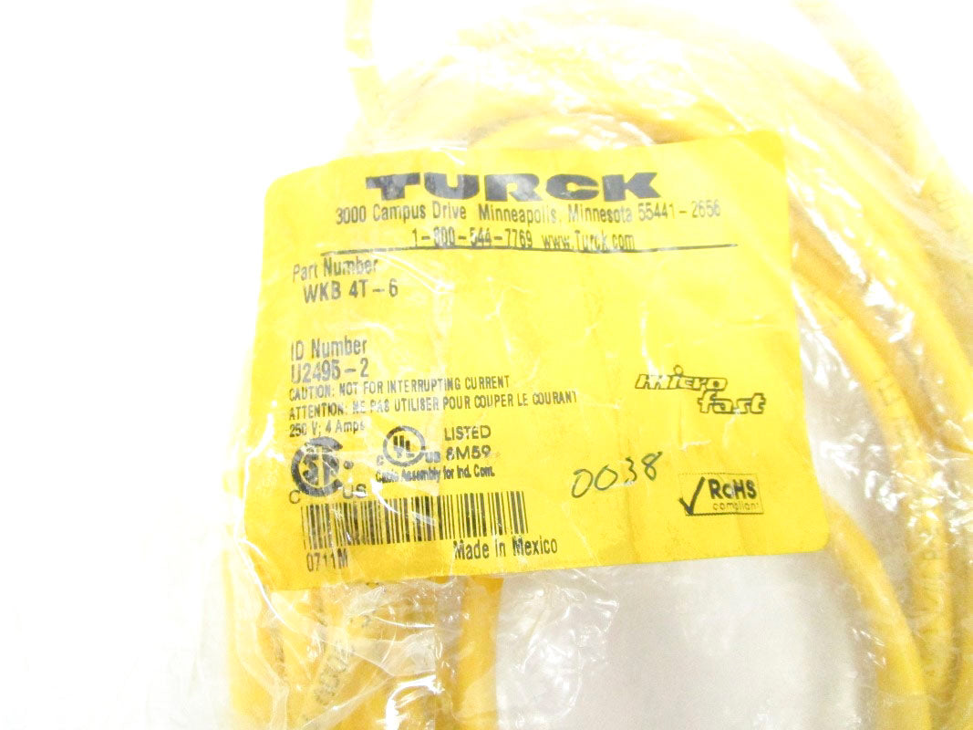 TURCK WKB4T-6 250V 4A NSMP