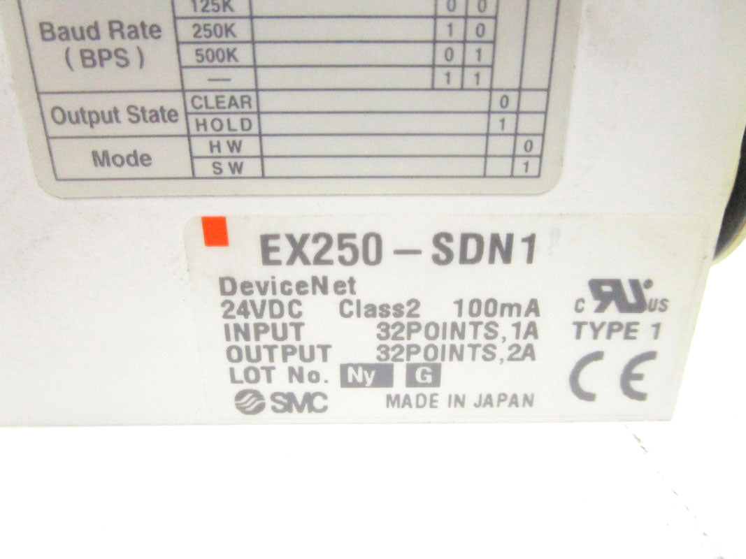 SMC EX250-SDN1 24VDC 2A NSNP