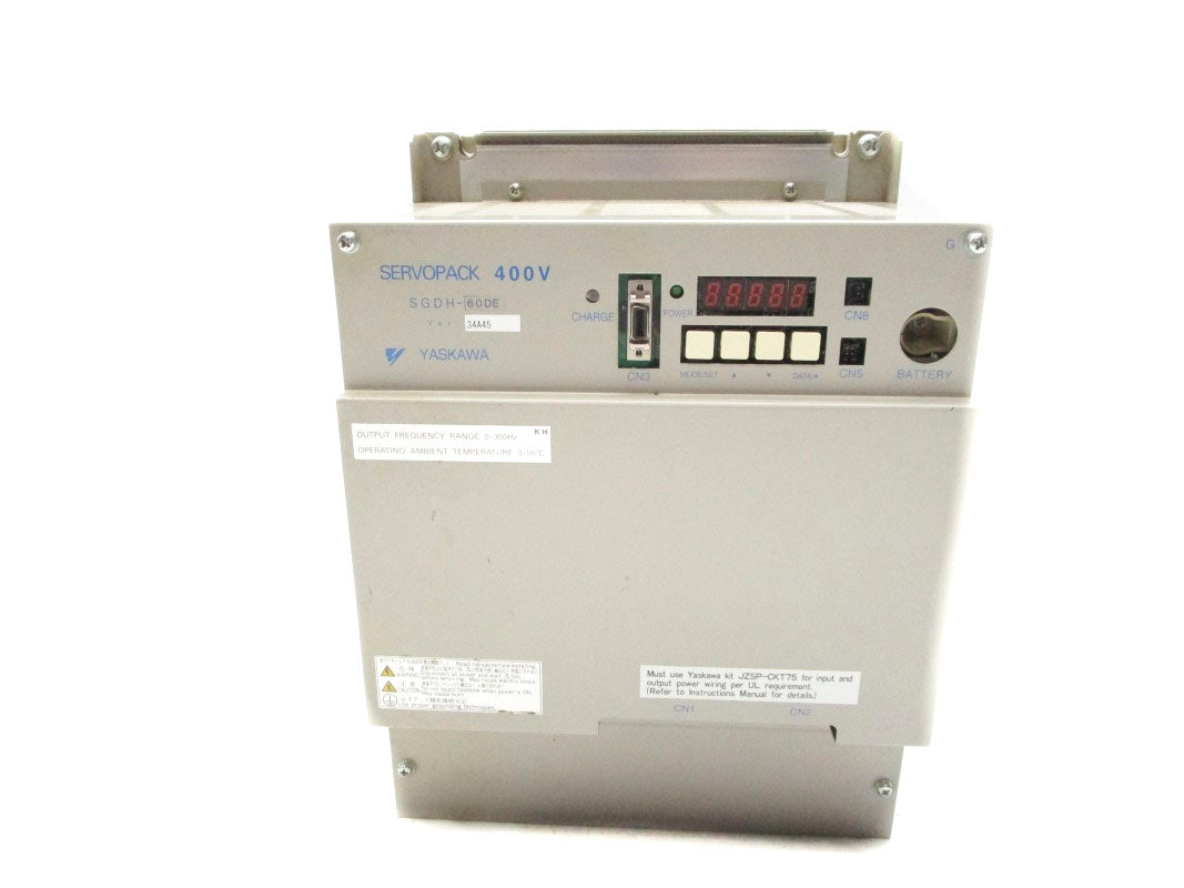 YASKAWA ELECTRIC SGDH-60DE 480V 17.8A UNMP