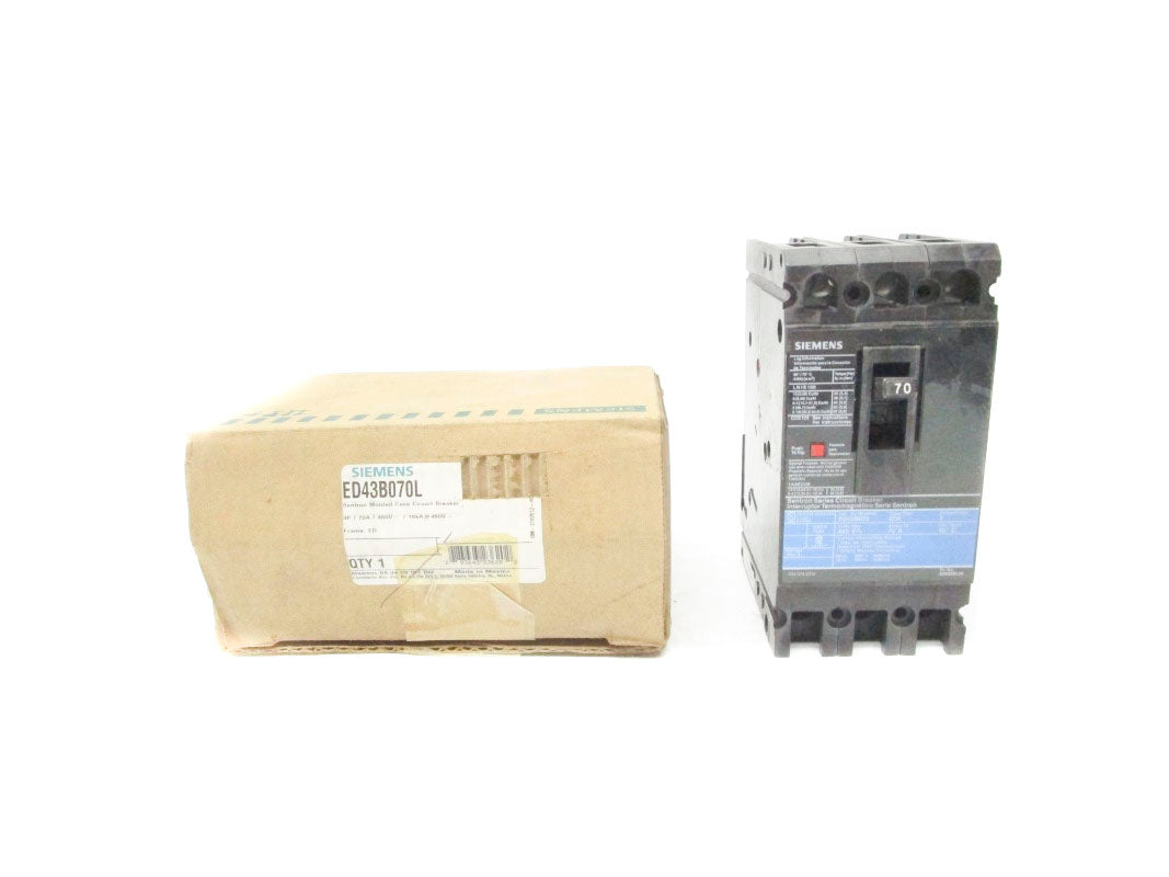 SIEMENS ED43B070L 480V 70A NSMP