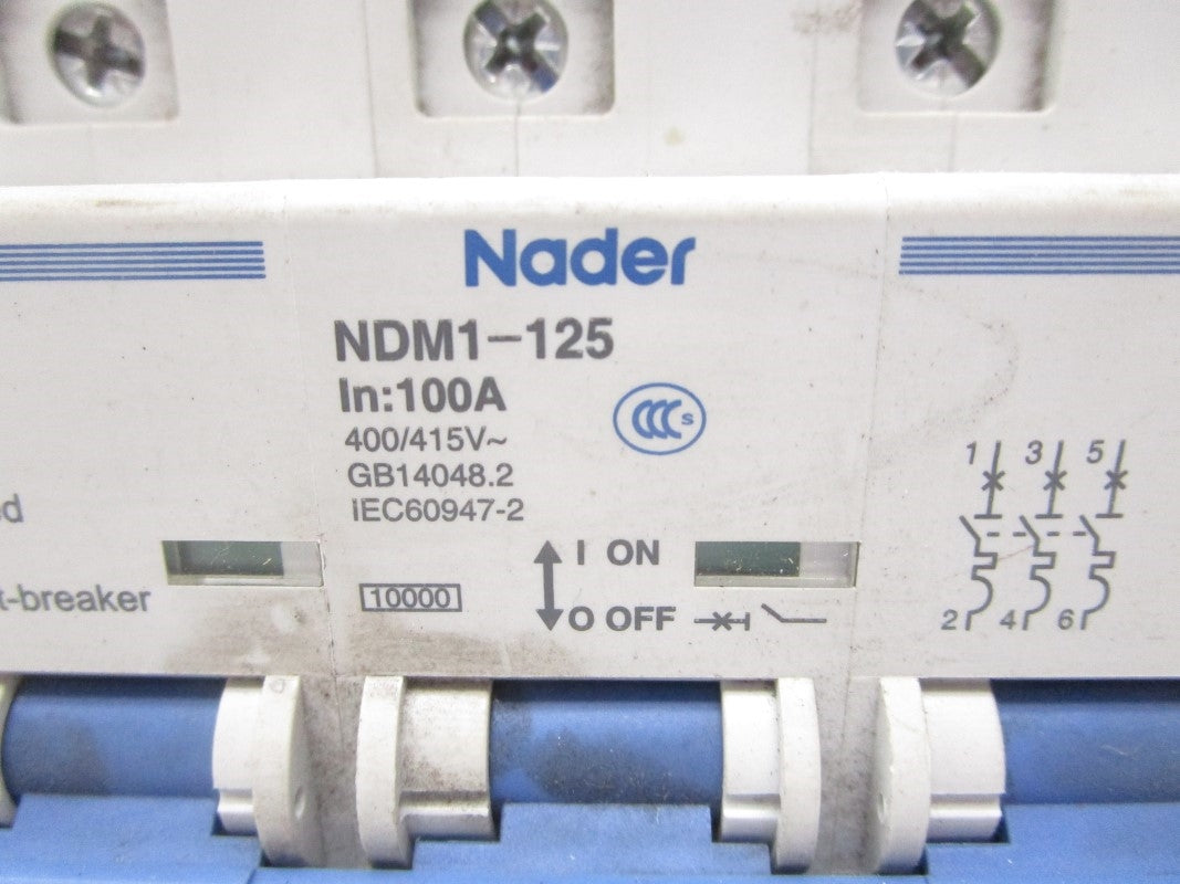 NADAR NDM1-125 400/415V 100A UNMP
