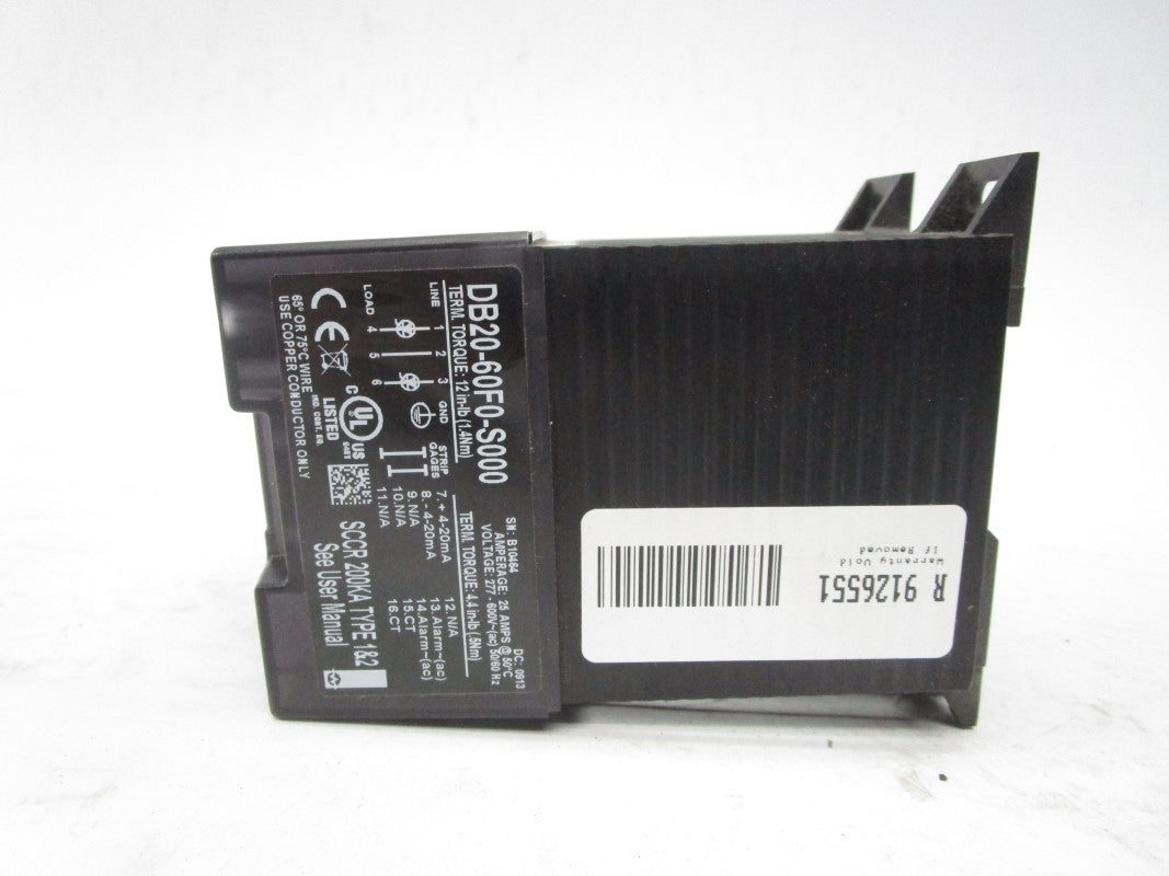 WATLOW DB20-60F0-S000 277-600V 25A NSNP