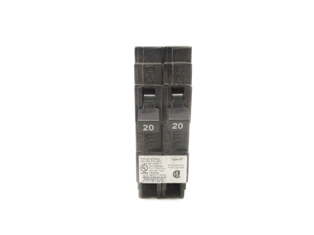 SIEMENS Q2020NC 120/240V 20A NSNP