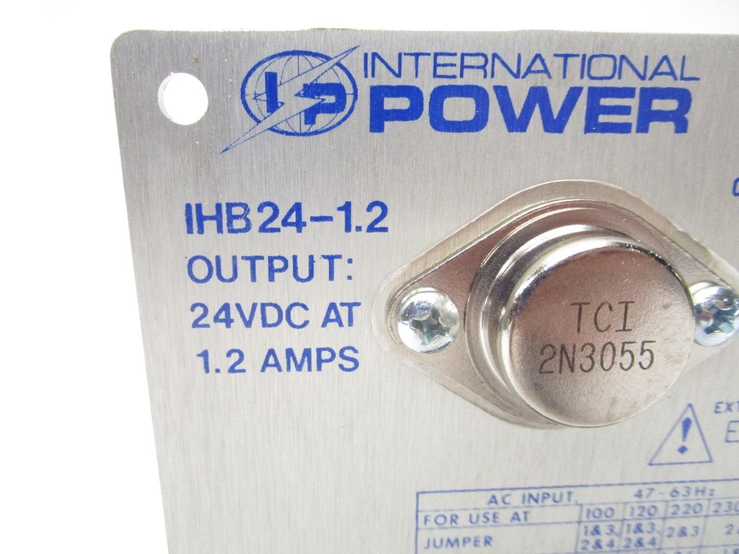 INTERNATIONAL POWER IHB24-1.2 24VDC 1.2A UNMP