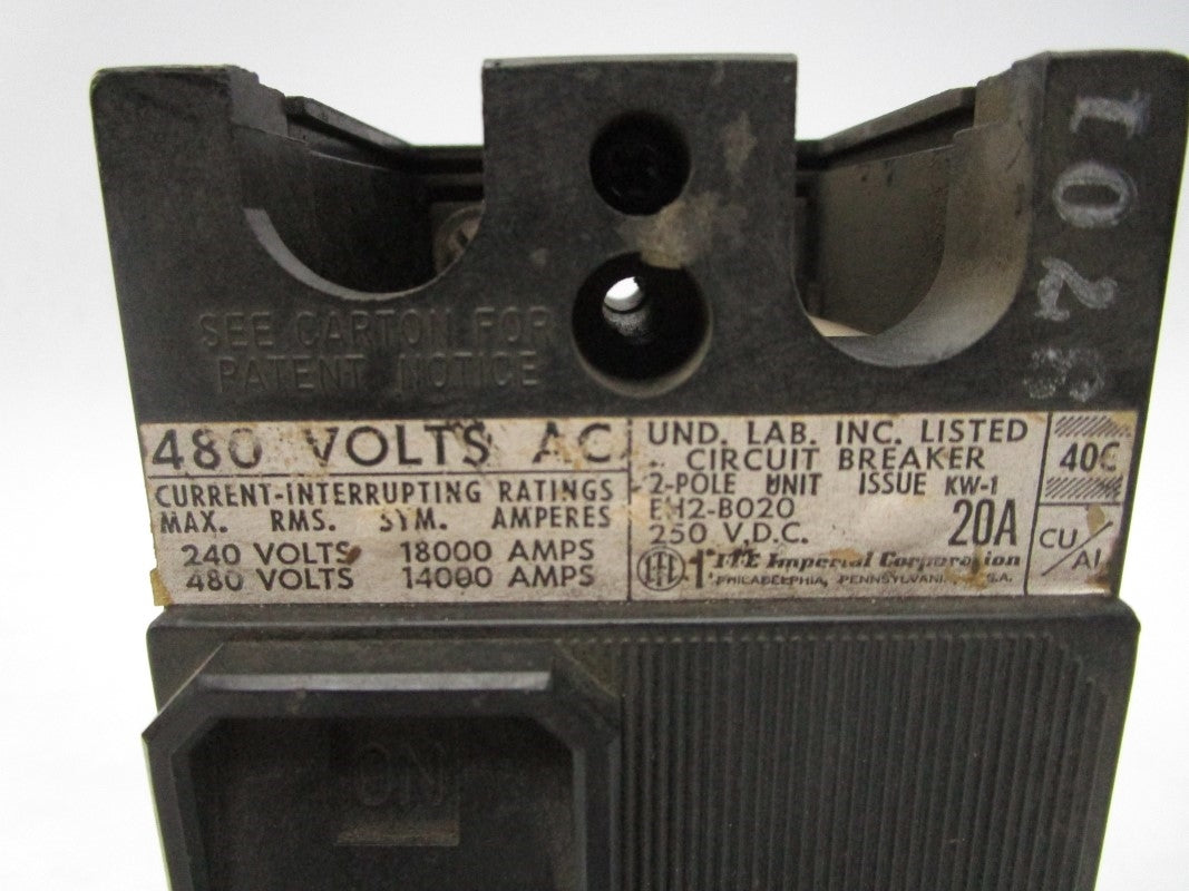 ITE EH2-B020 480V 20A UNMP