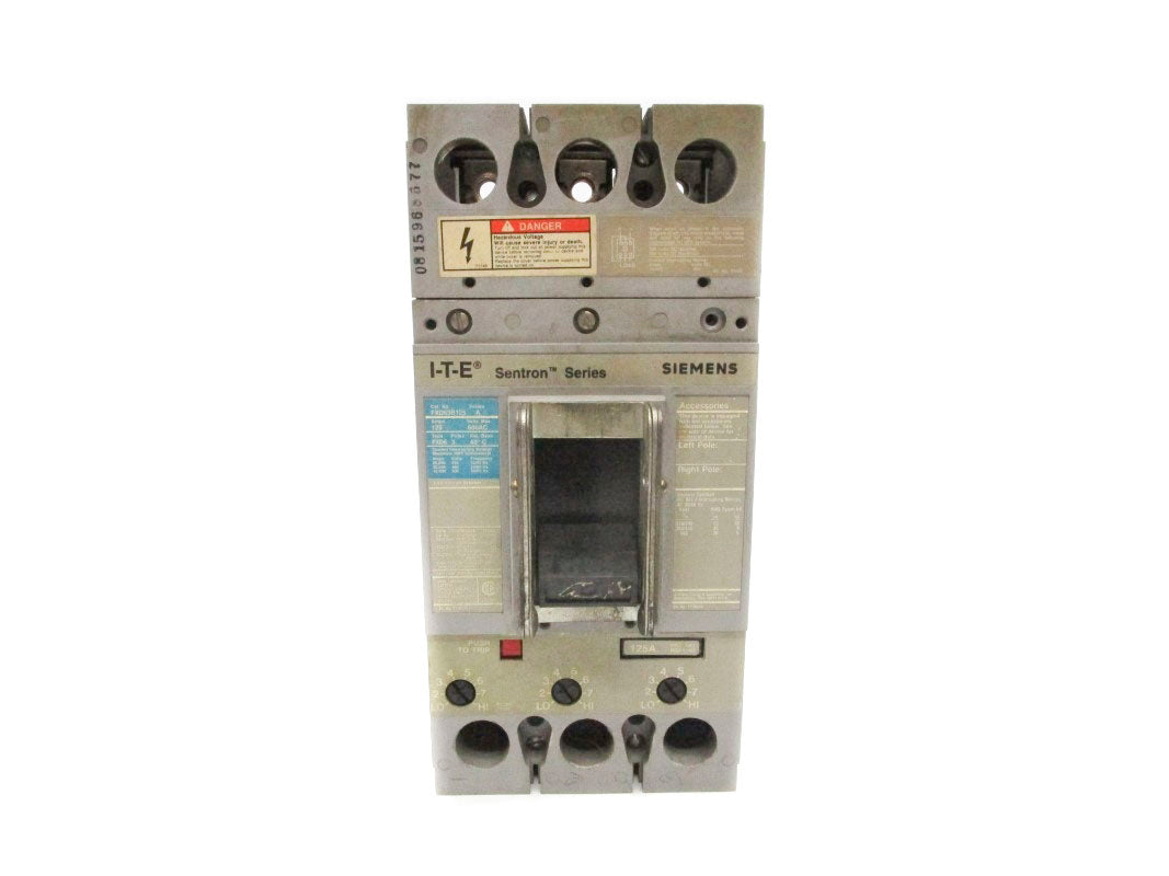 ITE FXD63B125 SER. A 600VAC 125A UNMP