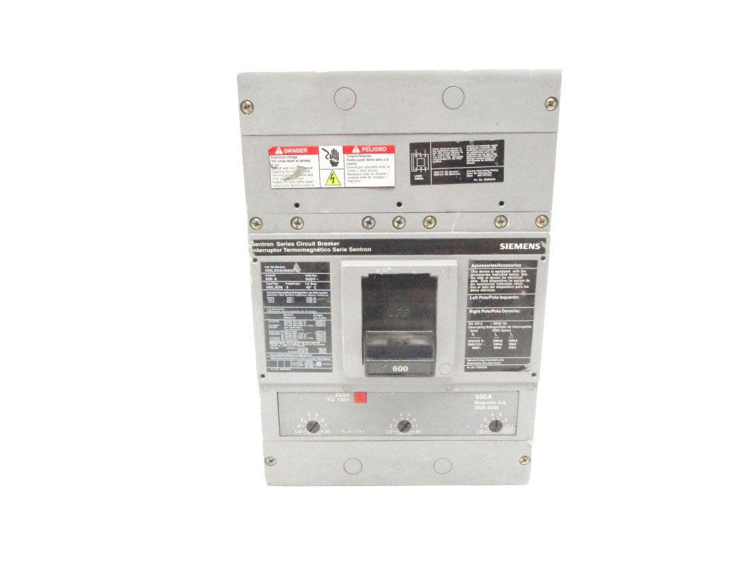 SIEMENS HHLXD63B600 600V 600A UNMP