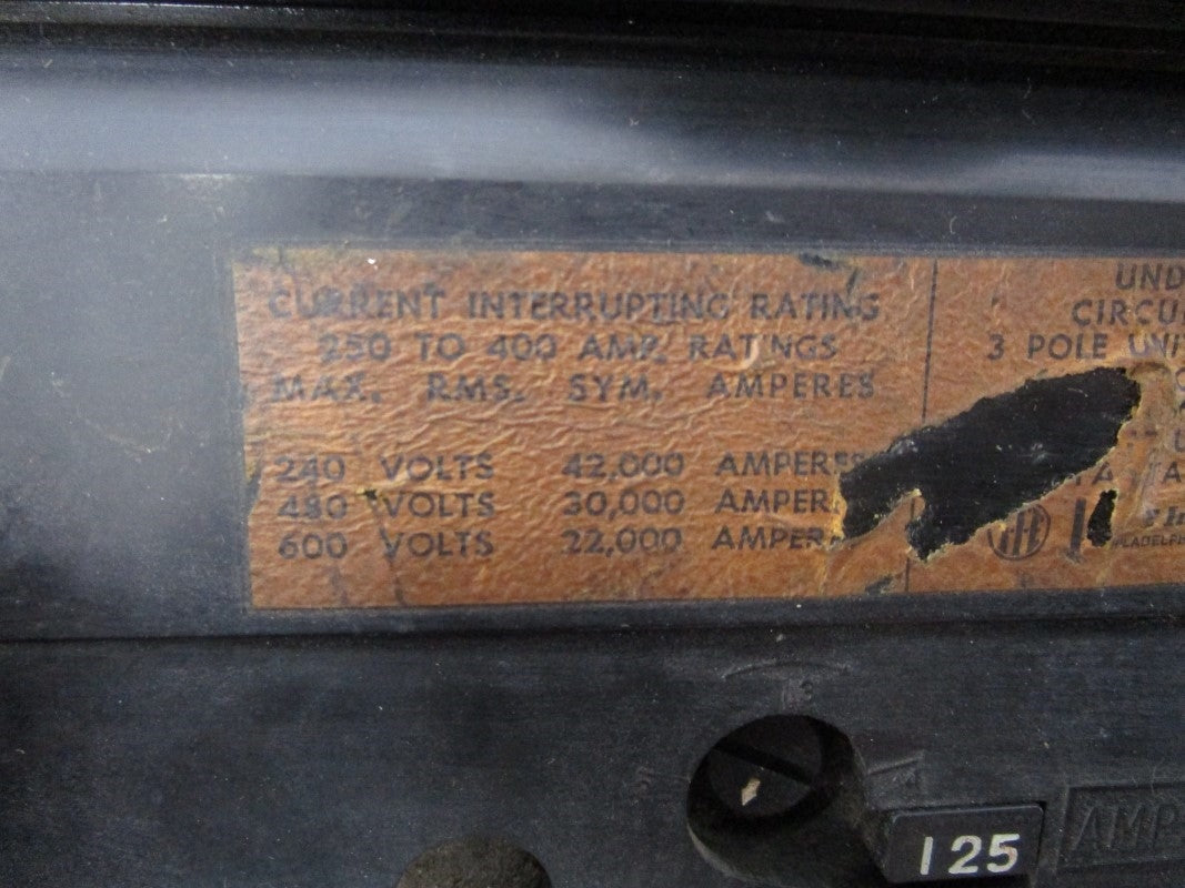 ITE JL3-F400 600V 400A UNMP