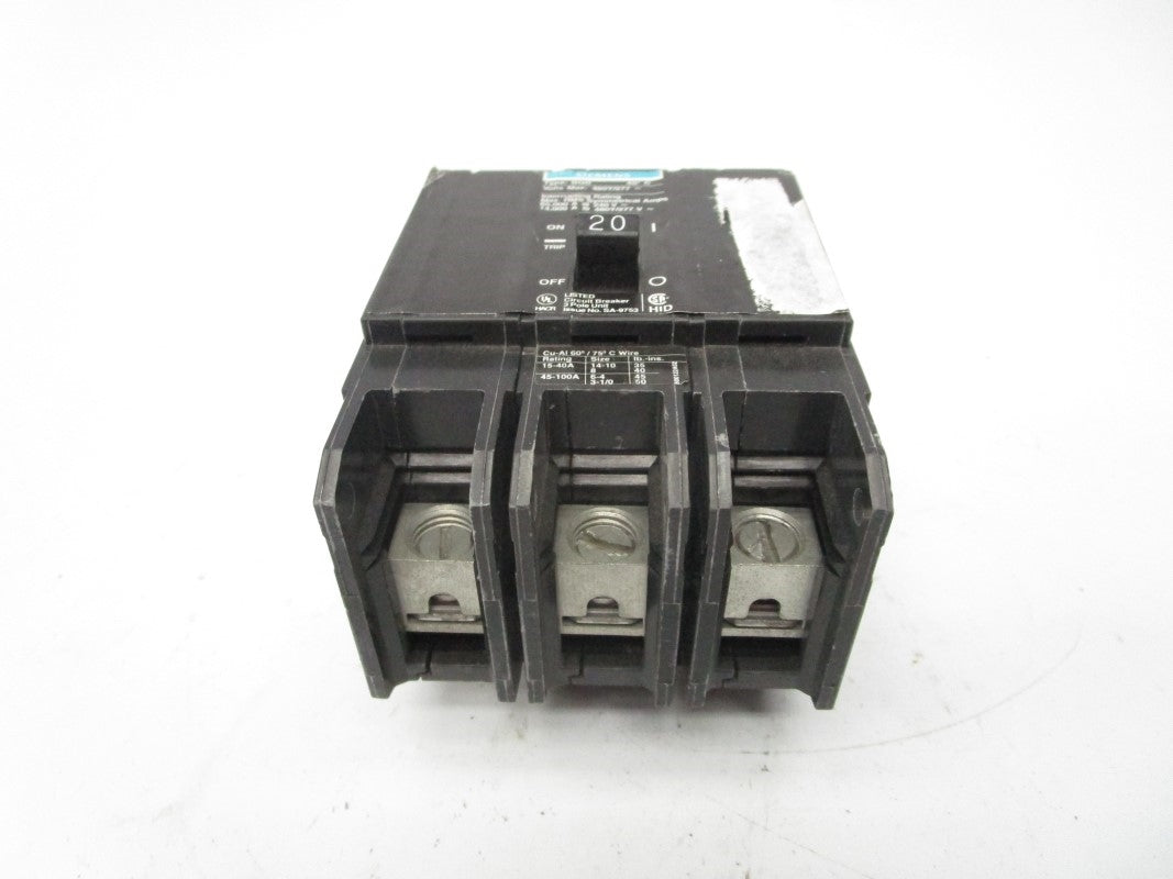 SIEMENS BQD320 277V 20A UNMP