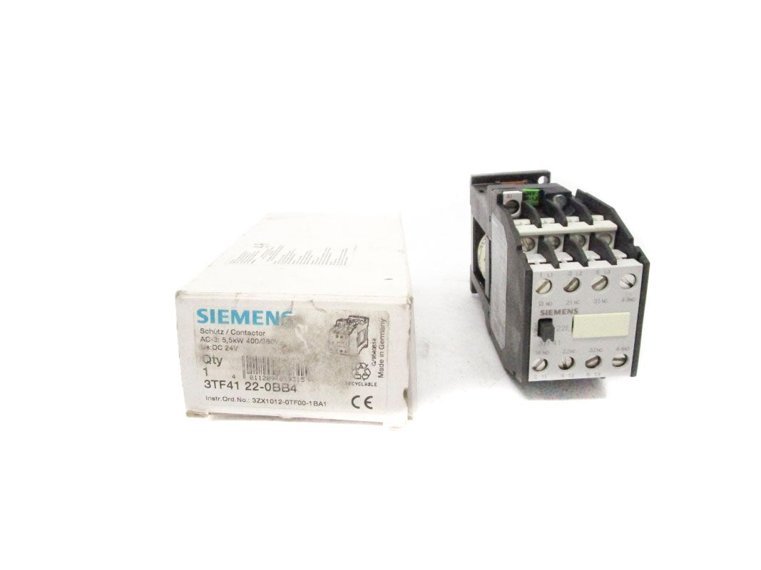 SIEMENS 3TF4122-0BB4 24VDC 18A NSMP