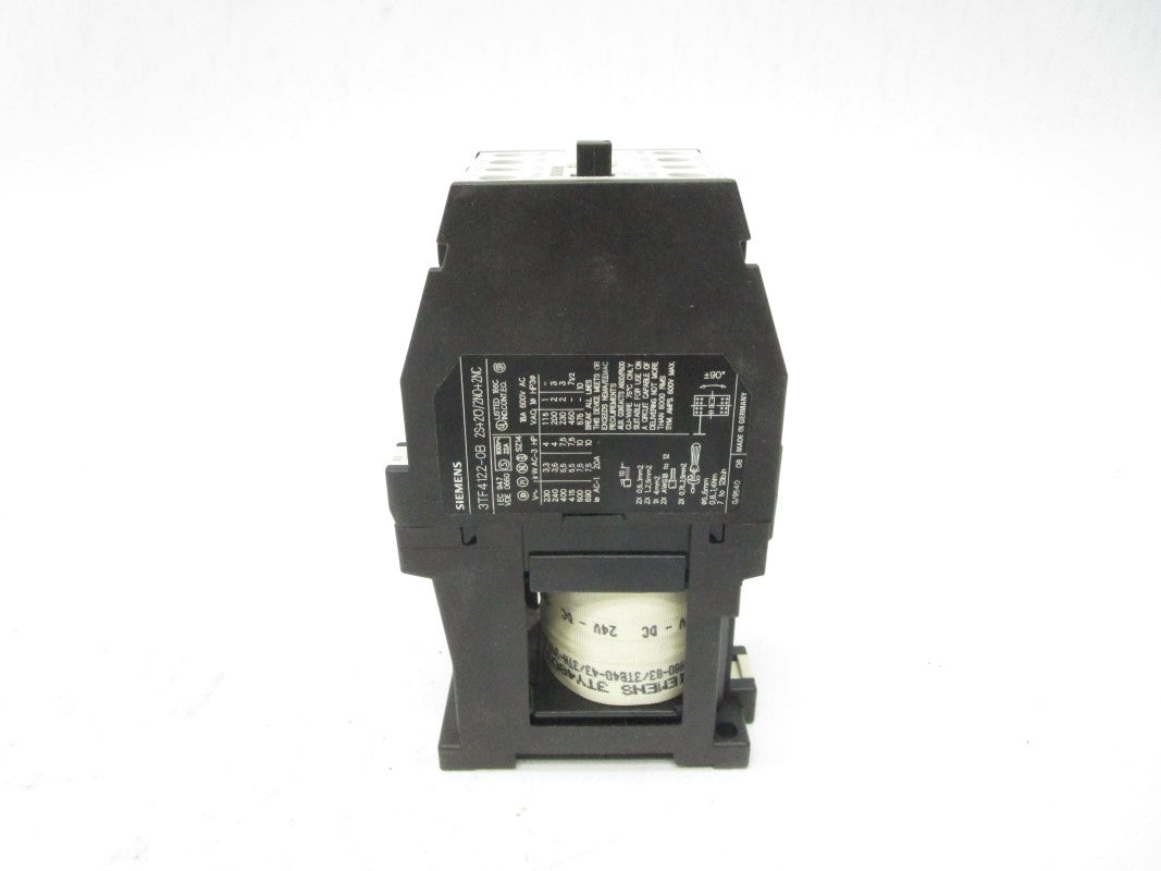 SIEMENS 3TF4122-0BB4 24VDC 18A NSMP
