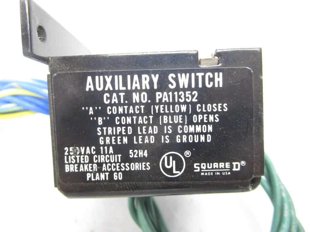 SQUARE D PA11352 250VAC 11A UNMP