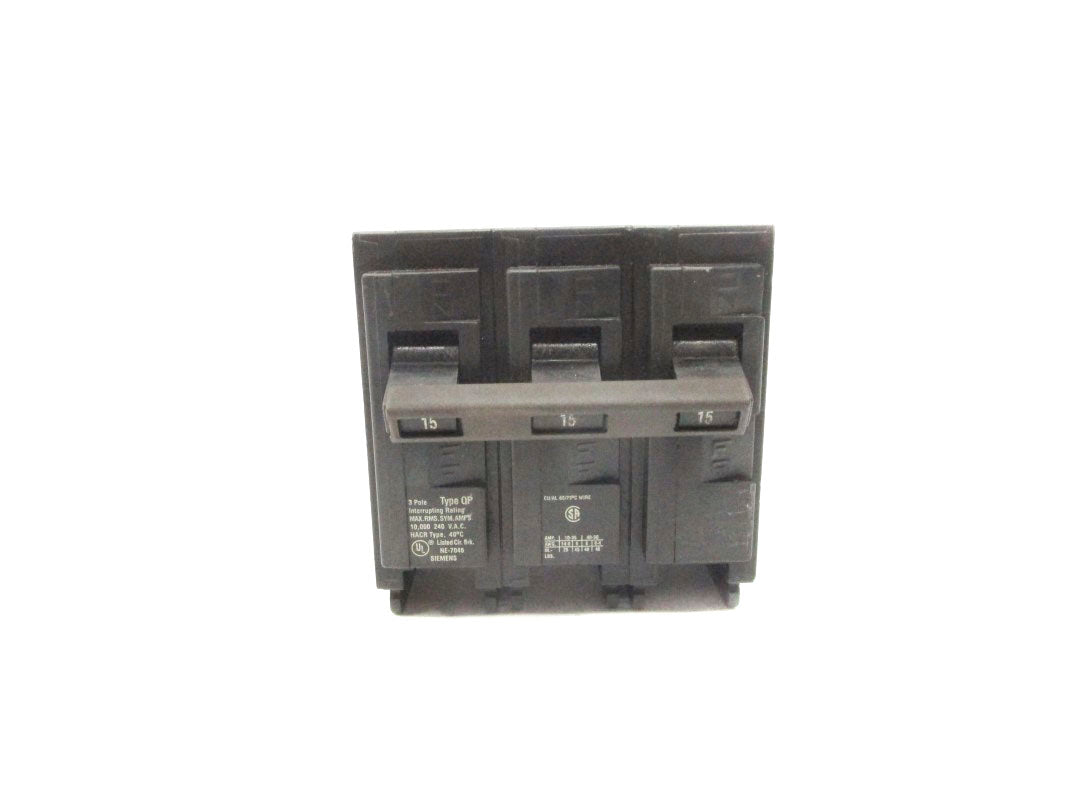 SIEMENS QP315 240VAC 15A UNMP