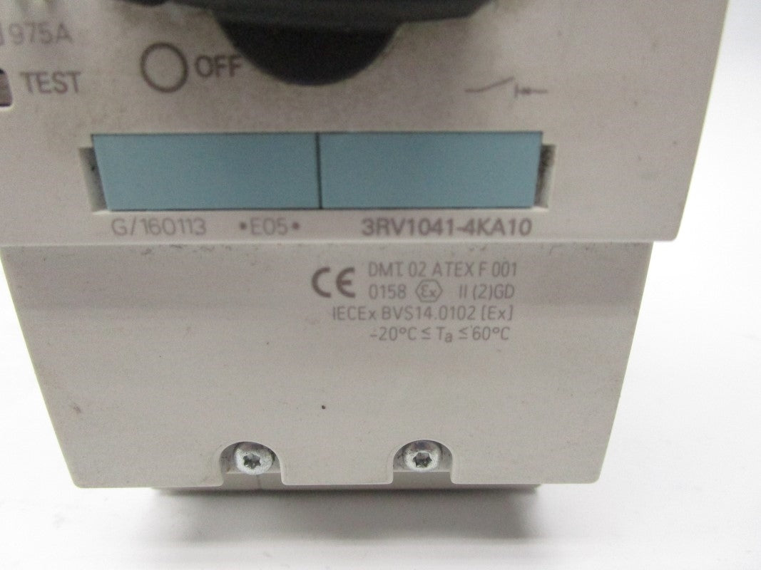 SIEMENS 3RV1041-4KA10 690V 75A (AS PICTURED) NSNP
