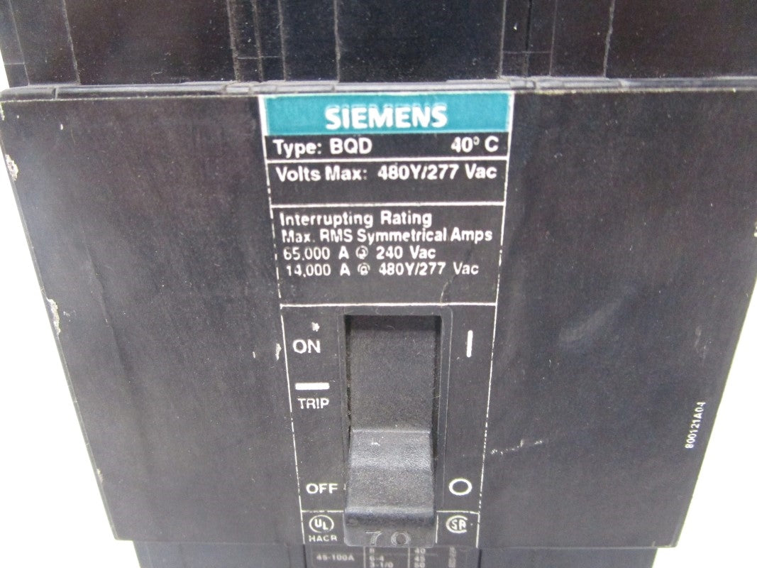 SIEMENS BQD370 277V 70A NSNP