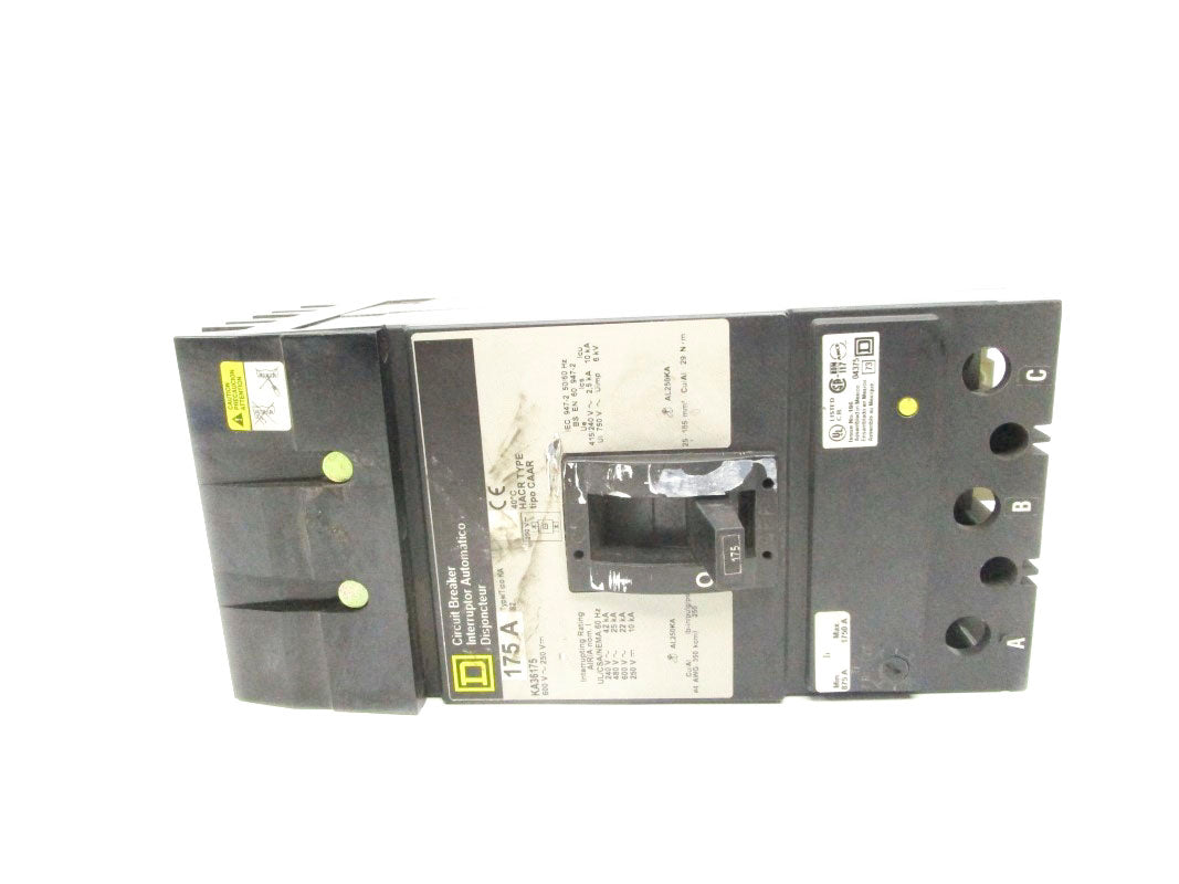 SQUARE D KA36175 600V 175A UNMP