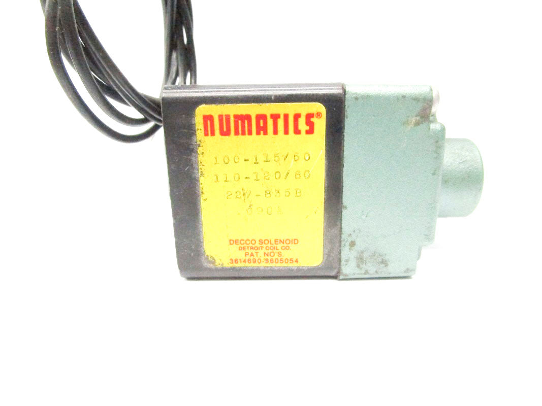 NUMATICS 227-835B 100-120V 0.090A UNMP