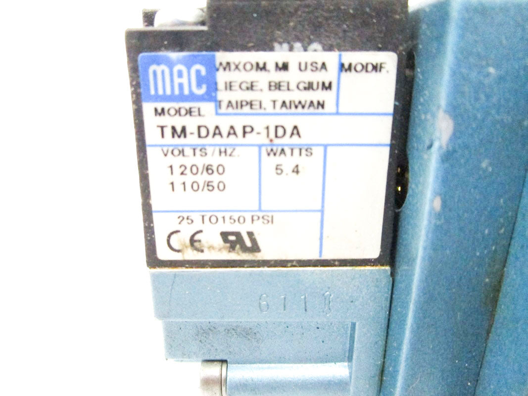 MAC 82A-AA-CAA-TM-DAAP-2DA 150PSI UNMP