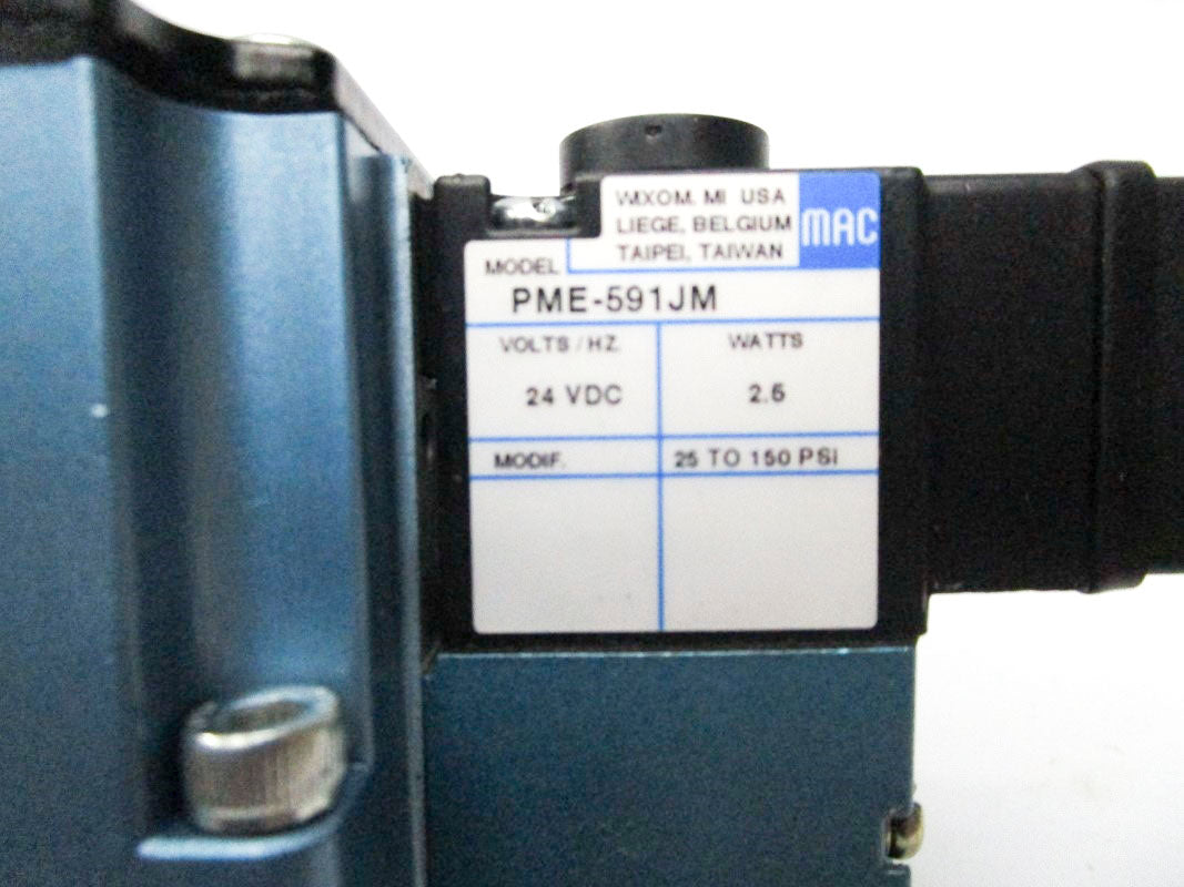 MAC 6312D-231-PM-591JM 24VDC 25-150PSI NSMP
