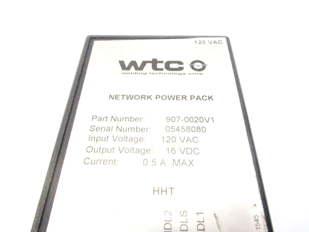 WTC 907-0020V1 120VAC 0.5A UNMP