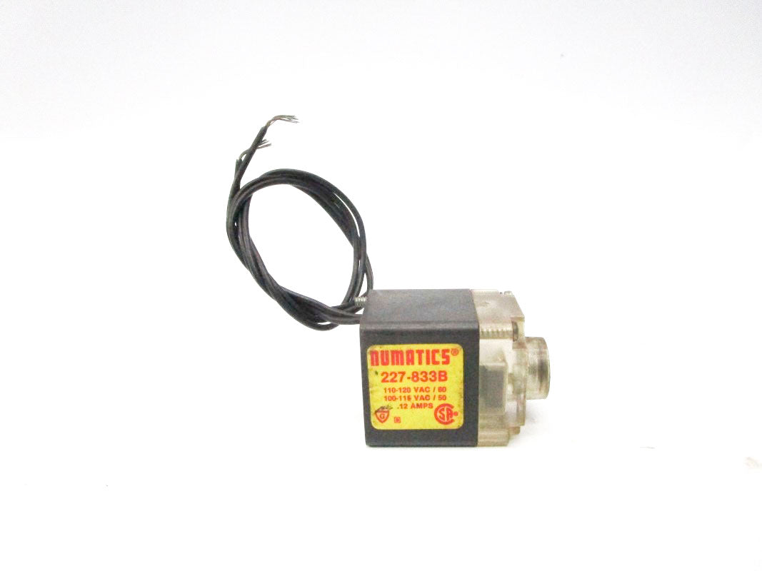 NUMATICS 227-833B 100-120VAC 0.12A UNMP