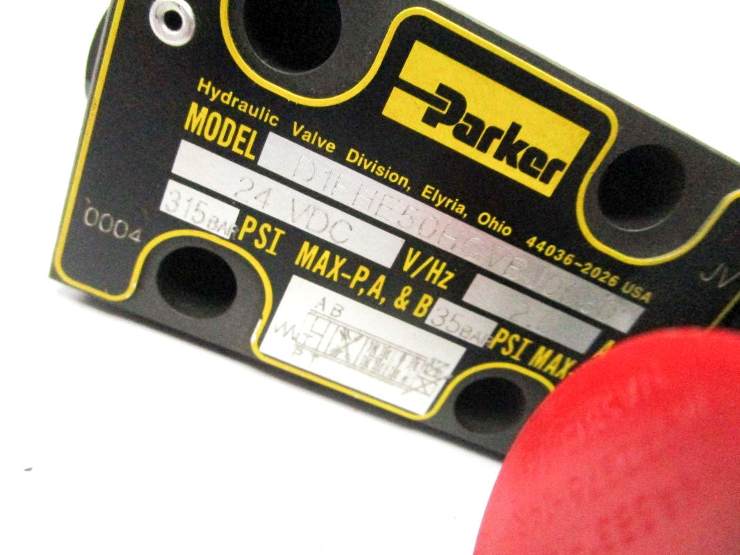 PARKER D1FHE50HCVBJ0030 24VDC 2.0A 315PSI NSNP