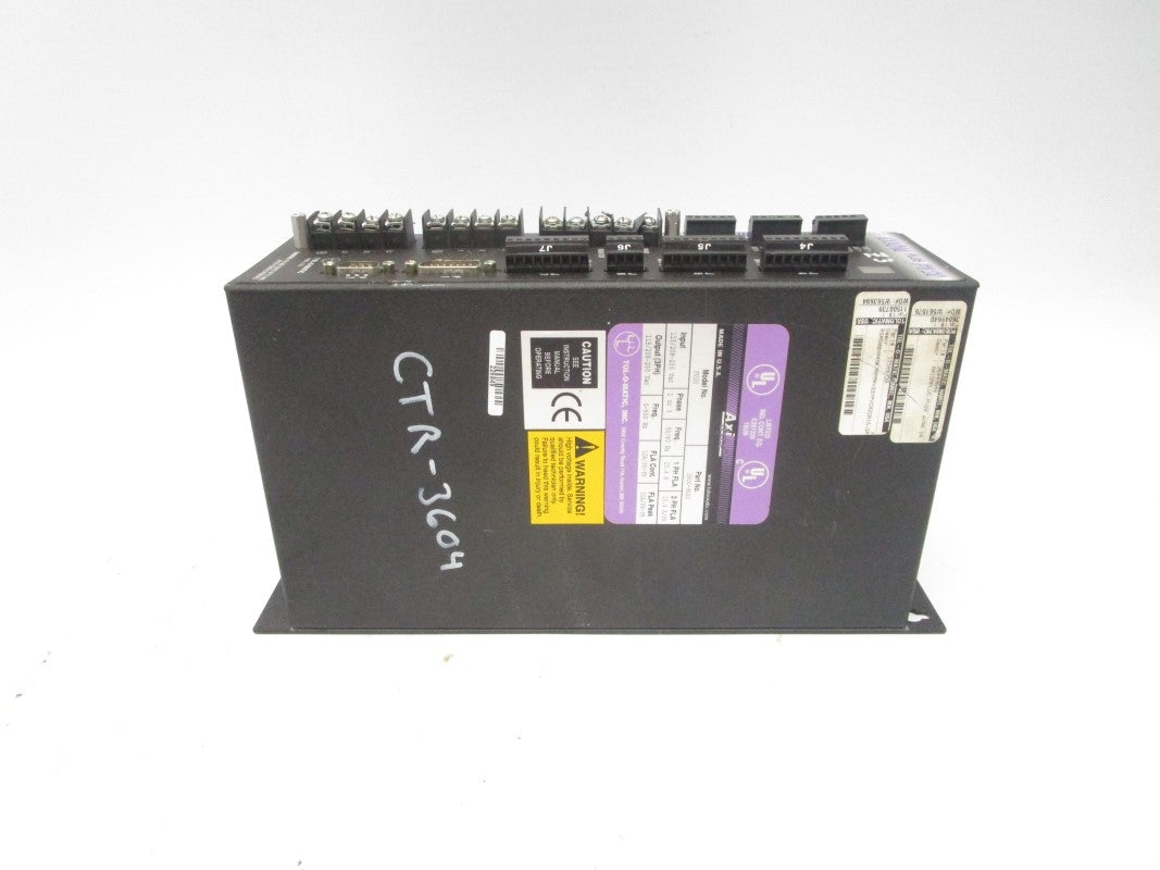 TOL-O-MATIC PV20 3604-9640 230VAC 25.4A (AS PICTURED) NSNP