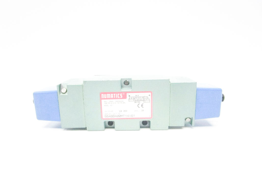NUMATICS 554BB400MT14X61 24VDC 20A 150PSI NSNP