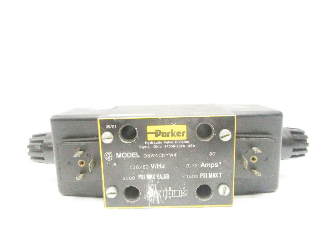 PARKER D3W4CNYW4 120V 0.72A 3000PSI UNMP