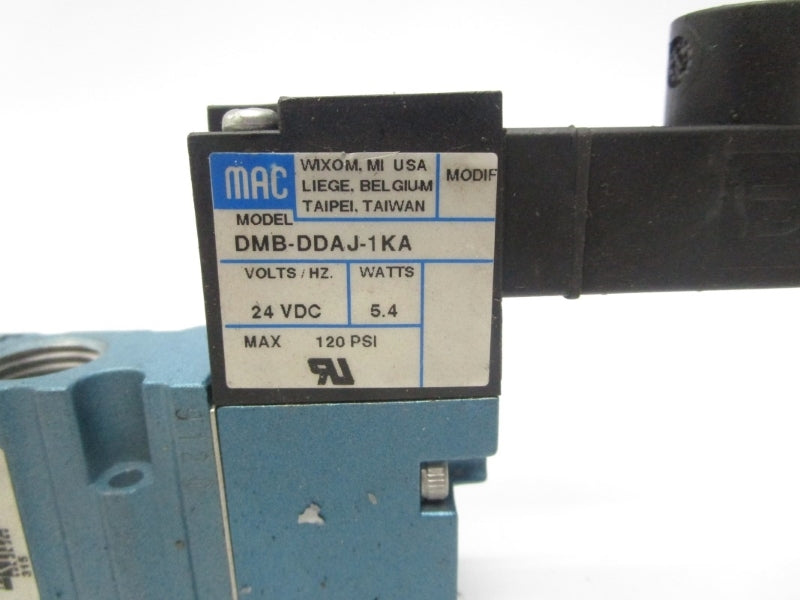 MAC 411A-B0A-DM-DDAJ-1KA 24VDC 120PSI NSNP