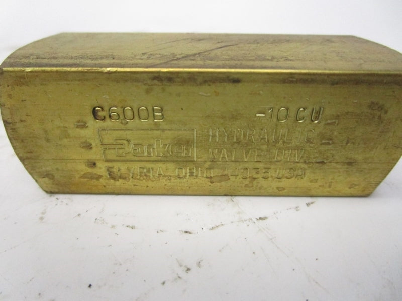 PARKER C600B 2000PSI NSNP