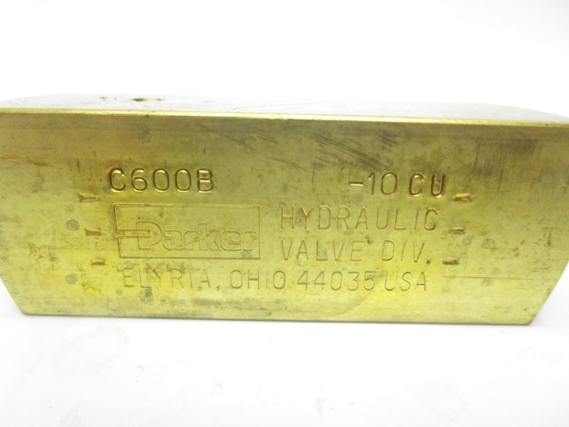 PARKER C600B 2000PSI NSNP